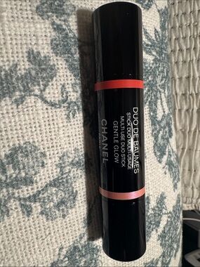 CHANEL Gentle Glow Duo Stick - Black & Gold Accents